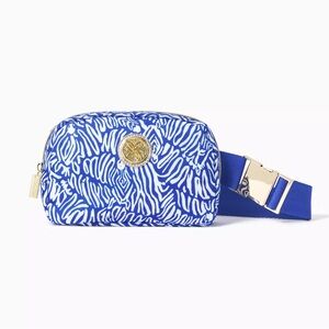 Lilly Jeanie Belt Bag in Martinique Blue Zee Bebe